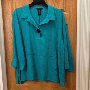 Ali Miles Turquoise Top